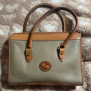 Vintage Dooney & Bourke Pebbled leather satchel